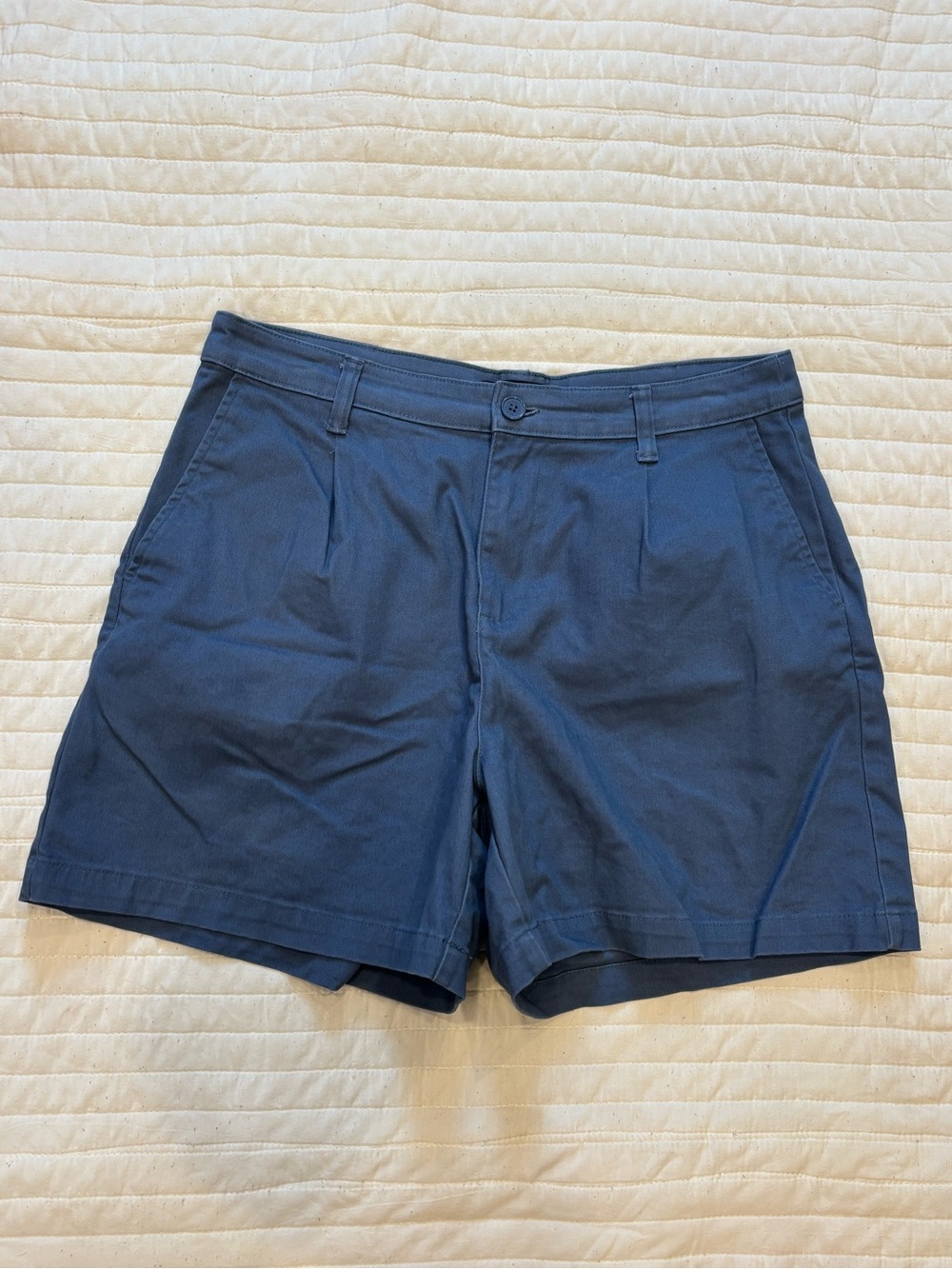 Banana Republic Navy Blue Cargo High Rise Tailored Shorts Size 10